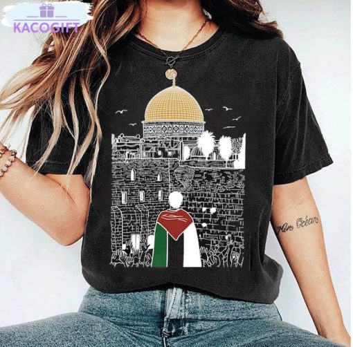 palestine flag shirt free gaza short sleeve long sleeve 2