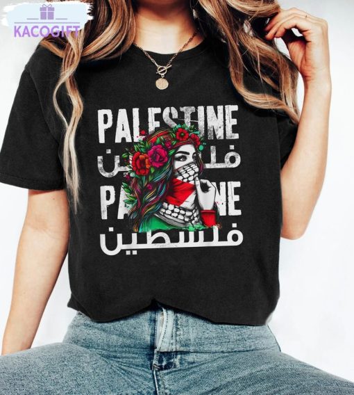 palestine shirt free palestine flag long sleeve unisex hoodie 1