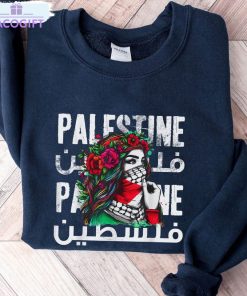 palestine shirt free palestine flag long sleeve unisex hoodie 3