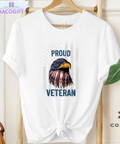 proud veteran shirt usa flag eagle unisex hoodie short sleeve 1