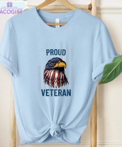 proud veteran shirt usa flag eagle unisex hoodie short sleeve 3