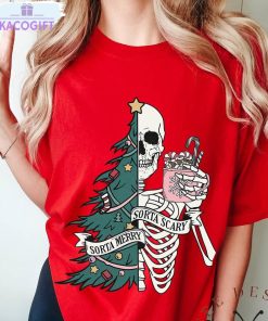 sorta merry sorta scary shirt funny unique christmas tee tops sweatshirt 2