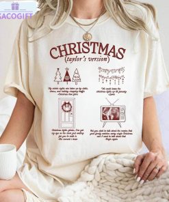 swift christmas retro shirt christmas swiftmas short sleeve crewneck 1