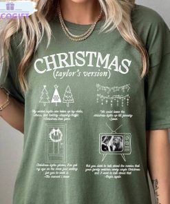 swift christmas retro shirt christmas swiftmas short sleeve crewneck 2