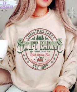 swiftie christmas tree farm shirt swift xmas long sleeve unisex t shirt 1