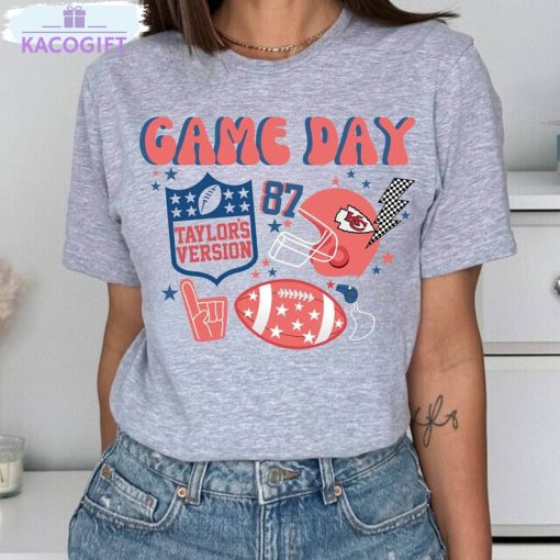 taylor swift football funny shirt game day long sleeve short sleeve 3