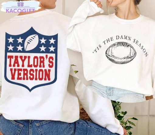 taylors version football shirt funny short sleeve tee tops 2