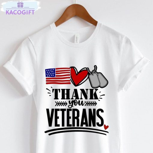 thank you veterans shirt army veteran crewneck unisex t shirt 3