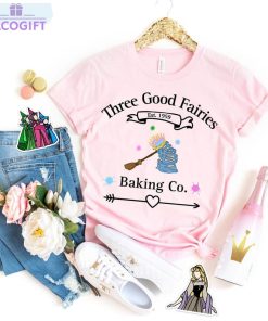 three good fairies baking co shirt princess aurora birthday cake crewneck sweater 1