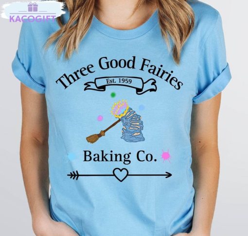 three good fairies baking co shirt princess aurora birthday cake crewneck sweater 2