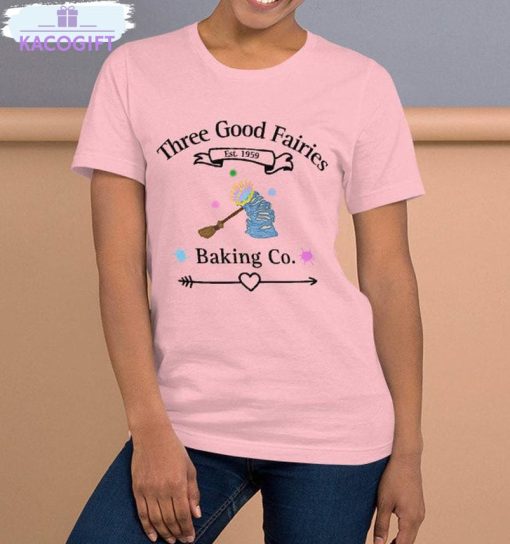 three good fairies baking co shirt princess aurora birthday cake crewneck sweater 3