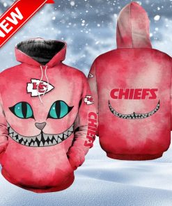 Kansas City Chiefs Cheshire Cat Limited Edition Hoodie 3D Unisex Printed For Fans