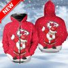 Kansas City Chiefs Christmas Dab Santa Zip Hoodie 3D Limited Edition For Fans