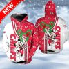 Kansas City Chiefs Christmas Mckey Zip Hoodie 3D Fleece Zip Hoodie 3D For Fans