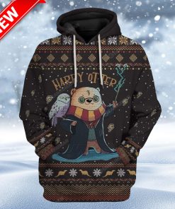 Ugly Harry Otter Custom Christmas Hoodie 3D Unisex