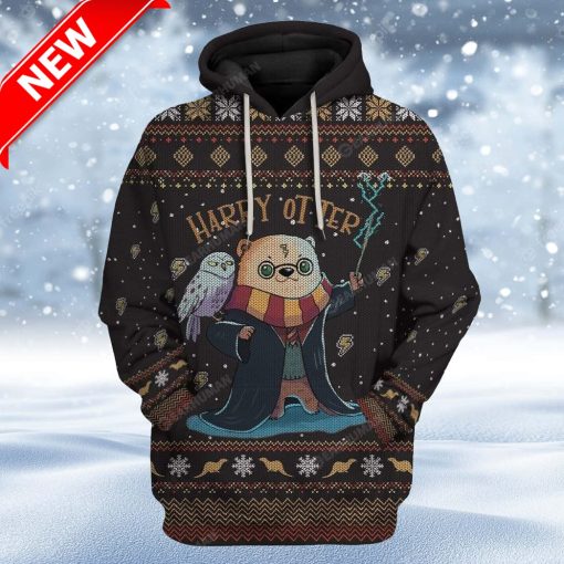 Ugly Harry Otter Custom Christmas Hoodie 3D Unisex