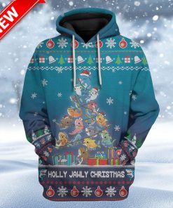 Ugly Holly Jawly Christmas Custom Christmas Hoodie 3D Unisex