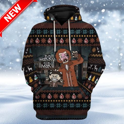 Ugly Home Alone Custom Christmas Hoodie 3D Unisex