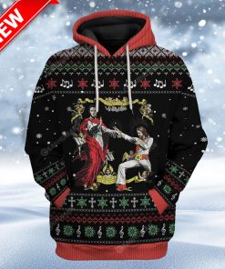 Ugly Jesus And Elv Prl Custom Christmas Hoodie 3D Unisex