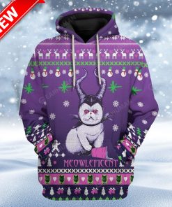 Ugly Meowleficent Custom Christmas Hoodie 3D Unisex