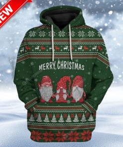 Ugly Merry Christmas Custom Christmas Hoodie 3D Unisex 3D All Over Print