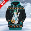 Ugly Merry Christmas ShTterS Full Snowman Custom Christmas Hoodie 3D Unisex