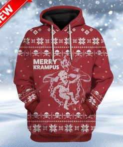 Ugly Merry Krampus Christmas Hoodie 3D Unisex