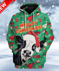 Ugly Moo Ry Christmas Custom Christmas Hoodie 3D Unisex