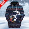 Ugly Nasa Retro Rocket Custom Christmas Hoodie 3D Unisex