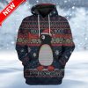 Ugly Penguin Custom Christmas Hoodie 3D Unisex