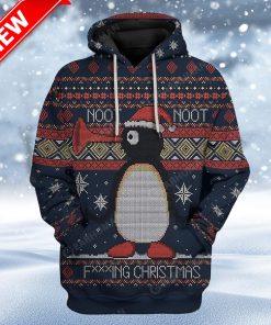 Ugly Penguin Custom Christmas Hoodie 3D Unisex