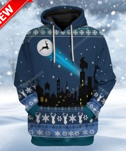 Ugly Reindeer Signal Light Up Christmas Custom Christmas Hoodie 3D Unisex