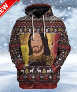 Ugly Sage And Bob Custom Christmas Hoodie 3D Unisex