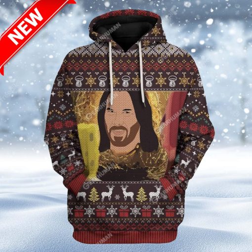 Ugly Sage And Bob Custom Christmas Hoodie 3D Unisex