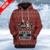 Ugly Santaz Wit Attitudes Custom Christmas Hoodie 3D Unisex