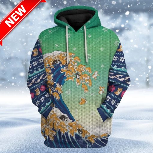 Ugly Shiba Custom Christmas Hoodie 3D Unisex