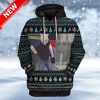 Ugly Shut Down Yelling Girl Christmas Hoodie 3D Unisex