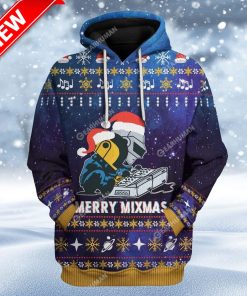 Ugly Star Dj Mixmas Christmas Hoodie 3D Unisex