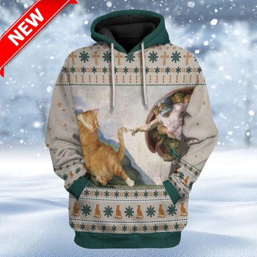 Ugly The Creation Of Cat Dam Custom Christmas Hoodie 3D Unisex