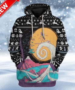 Ugly The Nightmare Before Christmas Custom Christmas Hoodie 3D Unisex