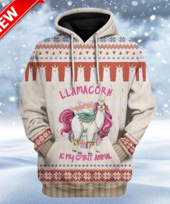 Ugly Unicorn Custom Christmas Hoodie 3D Unisex