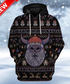 Ugly Viking Christmas Christmas Hoodie 3D Unisex