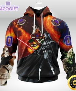 customized nhl arizona coyotes hoodie specialized darth vader star wars 3d unisex hoodie