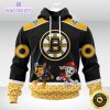 customized nhl boston bruins hoodie special paw patrol design 3d unisex hoodie