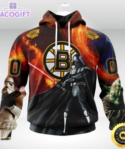 customized nhl boston bruins hoodie specialized darth vader star wars 3d unisex hoodie