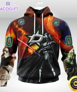 customized nhl dallas stars hoodie specialized darth vader star wars 3d unisex hoodie