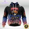customized nhl florida panthers hoodie x kiss band design 3d unisex hoodie