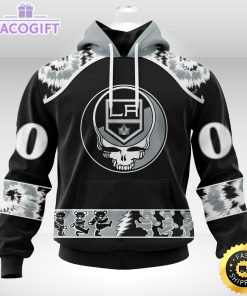 customized nhl los angeles kings hoodie special grateful dead skull 3d unisex hoodie