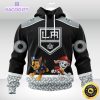 customized nhl los angeles kings hoodie special paw patrol design 3d unisex hoodie