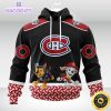 customized nhl montreal canadiens hoodie special paw patrol design 3d unisex hoodie